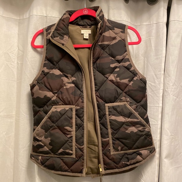 J. Crew Jackets & Blazers - J Crew Camo Vest BRAND new